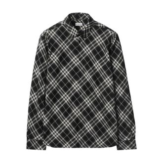 Burberry Check Cotton Flannel Shirt