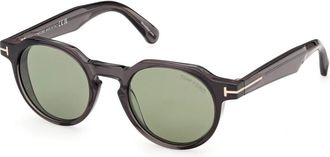 Tom Ford Zonnebrillen - Heren - Zonnebrillen - Grijs - 49 MM - Accessoires