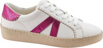 Corkys Footwear Womens Friend Zone Sneaker In White & Pink