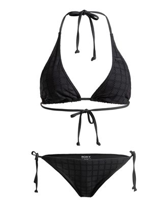 Roxy Badeanzug ROXY Camilo, Damen, Gr. XXL, grau (anthrazit), Recycling-Polyester, Badeanz&uuml;ge Badeanzug