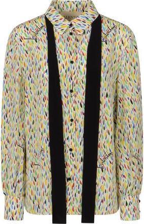Valentino CDC Goccia Arcobaleno Eau de Pierrot Shirt - Dames - Overhemden - Veelkleurig - L - Overhemden