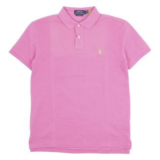 Polo Ralph Lauren Polo Shirts, male, Pink, Size: M Slim-fit Polo Shirt