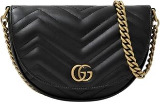 Gucci Pre-owned Cross Body Bags, female, Black, Size: ONE SIZE Pre-owned Vintage Shoulder Bag