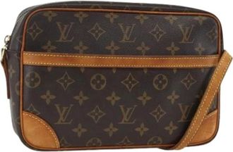 Louis Vuitton Pre-owned Cross Body Bags, female, Brown, Size: ONE SIZE Pre-owned Vintage Monogram Shoulder Bag