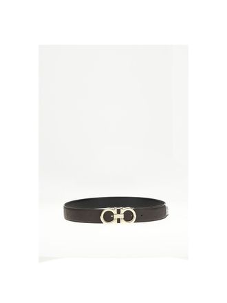 Ferragamo Reversible Calfskin Belt - Brown