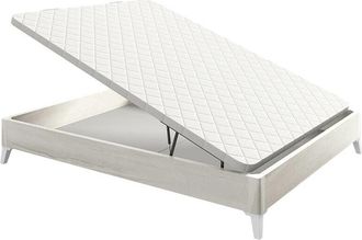 Colchones Aznar Canap&eacute; Abatible Arc&oacute;n De Madera Con Patas Transpirable Altura 34,5 Cm 135x190 Cm - &Aacute;rtic