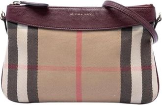 Burberry Pre-owned Peyton Crossbody Tas - Dames - Vintage Schoudertas - Bruin - ONE Size - Vintage