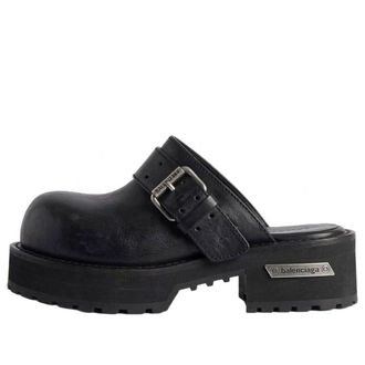 Balenciaga (WMNS) Balenciaga Venom Mule Black 866571WBEQ41081