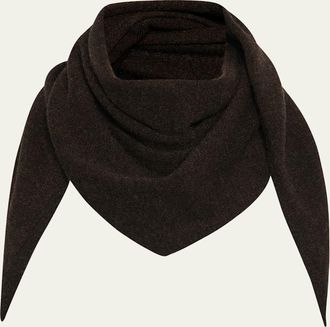 The Row Leomine Triangular Cashmere Scarf