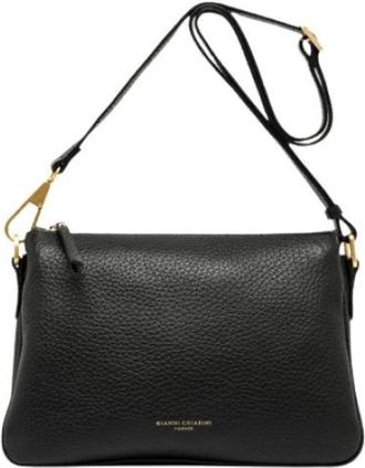 Gianni Chiarini Brooke Schoudertas - Dames - Schoudertassen - Zwart - ONE Size - Katoen - Tassen