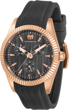 Technomarine Sea GMT Quartz Charcoal Dial Ladies Watch TM-719035