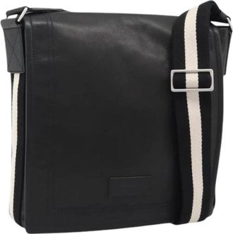 Bally Pre-owned Shoulder Bag - Dames - Vintage Schoudertas - Zwart - ONE Size - Leer - Vintage