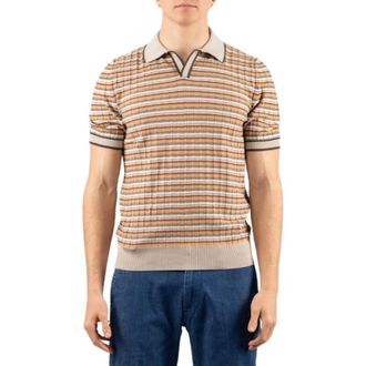 Gran Sasso Polo - male - Gran Sasso - Polo Shirts - Beige - XL - Tops