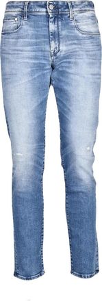 Cycle Touch Stretch Skinny Jeans With Faded Blue Wash