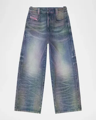 Diesel Men & apos;s 1982 Hakou Wide-Leg Jeans