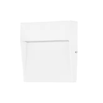 Forlight Nod Square Foco Led Exterior Ip65 De Superficie Para Pared. L&aacute;mpara De Pared Para Se&ntilde;alizar Caminos, Escaleras Y Rodapi&eacute;s. Led 2.6w Blanco C&aacute;lido 3000