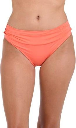 La Blanca Island Goddess Hipster Bikini Bottoms in Sunset at Nordstrom Rack, Size 14