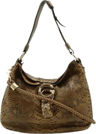 Gucci Pre-owned Shoulder Bags, female, Brown, Size: ONE SIZE Pre-owned Vintage Shoulder Bag