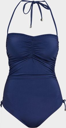 Shan Billy Rose Bandeau One-Piece Swimsuit