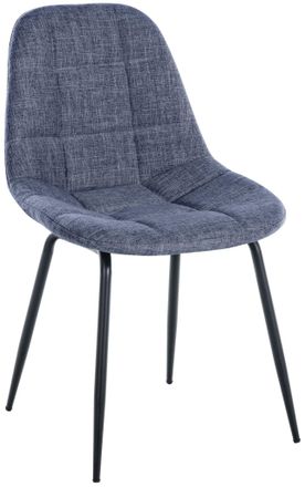 OEM Silla De Comedor Tom En Tela O Polipiel Azul Tela
