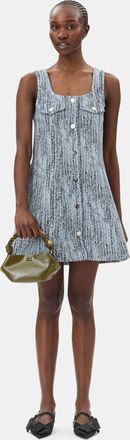 Ganni Big Bow Slingback Ballerinas Shoes in Black Responsible Size 2 Polyester Womens