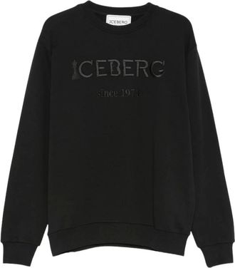 Iceberg Hombre, Sudaderas, Negro, Talla: XL
