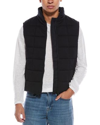 DL1961 Dl1961 Suede-Trim Quilted Vest