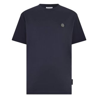 Philipp Plein Heren, Tops, Blauw, Maat: 4XL Katoen