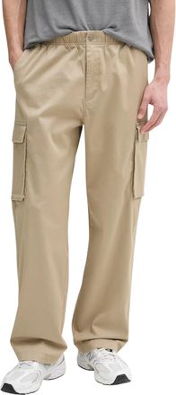 Calvin Klein Jeans Mens Relaxed Fit Cargo Pants - Tan Cotton - Size X-Large