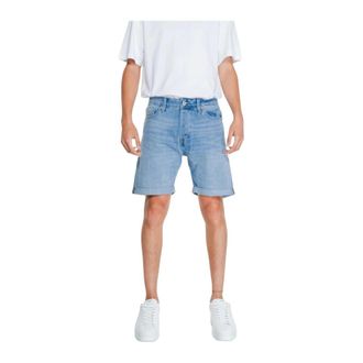 Jack & Jones Denim Shorts Classic Fit - Heren - Korte broeken - Blauw - Maat: XS Denim