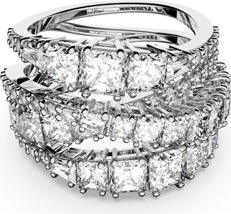 Swarovski Hyperbola Wrap Ring in White at Nordstrom, Size 9