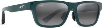 Maui Jim Keola Zonnebrillen - Heren - Zonnebrillen - Groen - 57 MM - Nylon - Accessoires