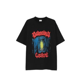 Balenciaga Printed Short-sleeve T-shirt