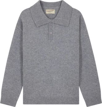 Walk In Paris Polo Tre Bottoni - - Tops - Uomo - Grigio - S