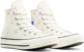 Converse Chuck 70 Canvas High Top Sneaker in Egret/White/Black at Nordstrom Rack, Size 5.5