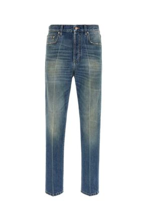 Versace Blue Mid Rise Jeans