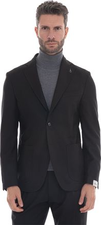 Paoloni Giacca sfoderata decostruita Nero Paoloni Uomo