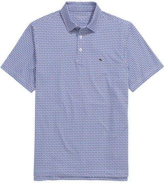 Vineyard Vines Sankaty Performance Polo in Solo Cups White Cap at Nordstrom, Size Small