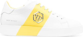 Philipp Plein Hexagon low-top sneakers - unisex - Leather - 36 - White