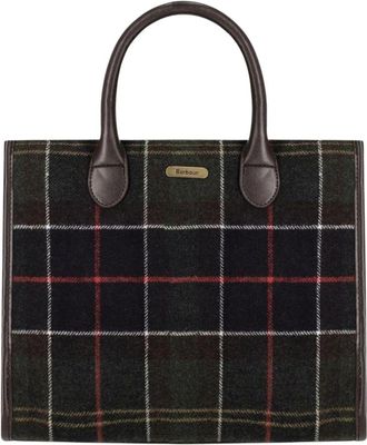 Barbour Barrhill Tartan Tote Bag - Dames - Shoppers - Veelkleurig - ONE Size - Wol - Tassen