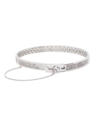 Eddie Borgo Pav&eacute; Safety Chain choker - Zilver