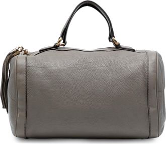 Gucci Tweedehands Pebbled Kalfsleer Soho Cellarius Boston