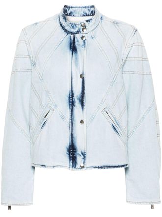 Isabel Marant Giacca Chady denim imbottita - Blu