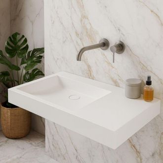 Ambra Passoa Ii - Lavabo Rectangular Suspendido - Lavabo