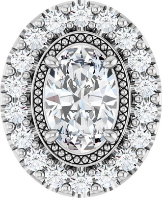 Diamond2Deal 14k Gold 5/8ct Lab-Grown Diamond Pendant