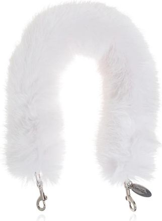 Balenciaga Bag Accessories, female, White, Size: ONE SIZE Fur Bag Strap