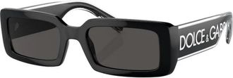 Dolce & Gabbana Dg 6187 50187 Zonnebrillen - Dames - Zonnebrillen - Zwart - 53 MM - Accessoires