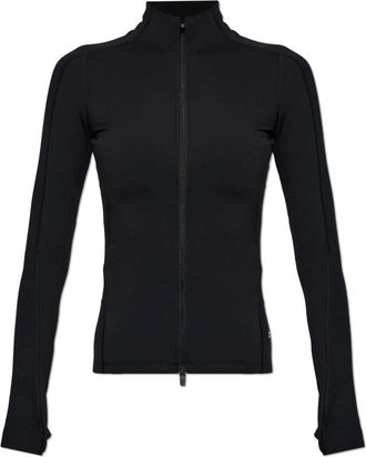 On Running Studio Jacket - Dames - Sportshirts - Zwart - M - Leer - Fitness