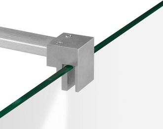 Marcel Breuer Stabilisatiestang zonder glasdeel, wanddeel en T-koppelstuk PVD RVS-kleurig geborsteld