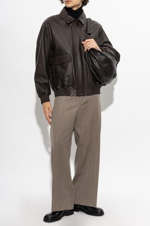 Arma Leather Jacket Bari, Mens, Brown